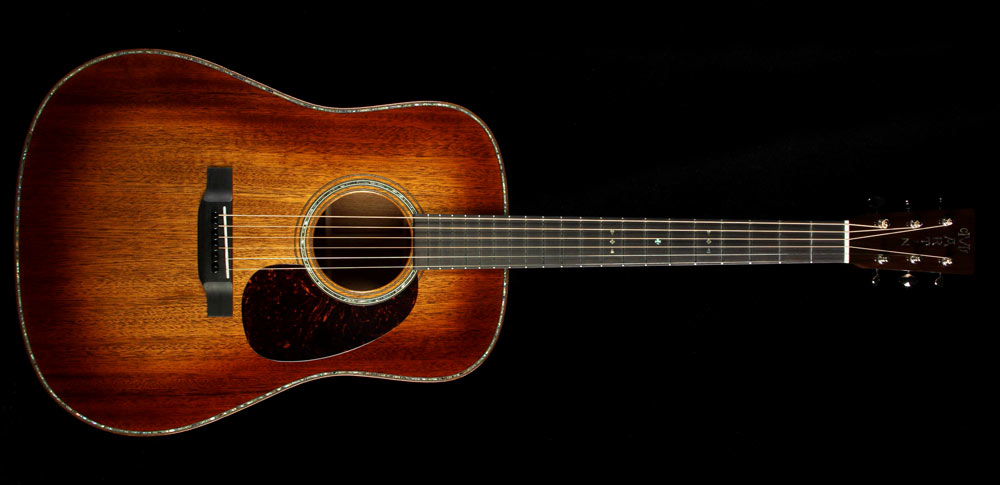 Martin Custom Shop D-41 All Mahogany Acoustic Guitar Mahogany Burst — 2