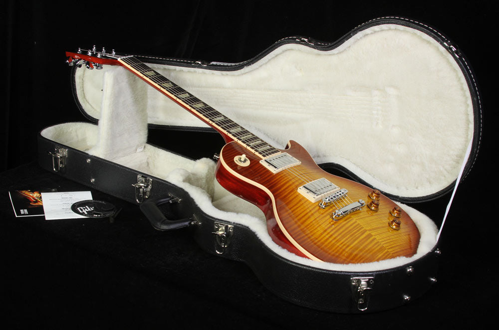 Used 2013 Gibson Les Paul Standard Premium Plus Electric Guitar Iced Tea — 4
