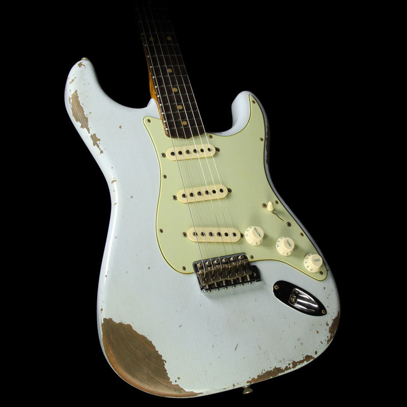 Fender Custom Shop 1962 Roasted Alder Stratocaster Heavy Relic Electric Guitar Sonic Blue — 1