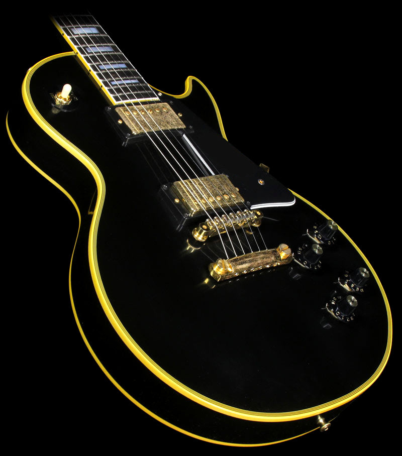 Used Gibson Custom Shop 1968 Les Paul Custom Reissue VOS Electric Guitar Ebony — 1