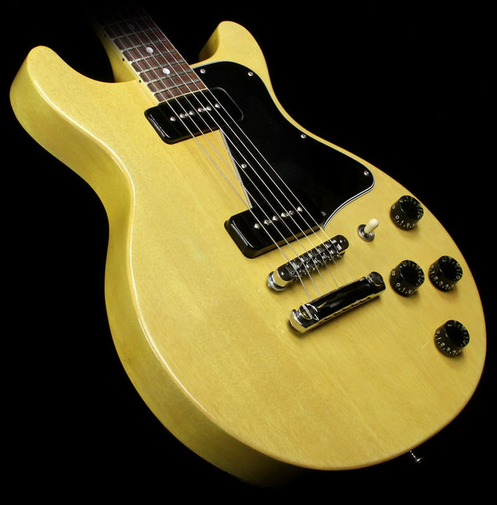 Used 1977 Gibson Les Paul Special Double Cut Electric Guitar TV Yellow