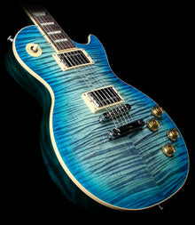 Used 2014 Gibson Les Paul Standard Plus Flame Maple Electric Guitar Ocean Water Perimeter