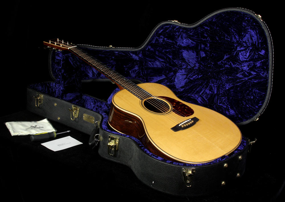 Used James Goodall Traditional OM Adirondack Spruce Acoustic Guitar Natural — 4