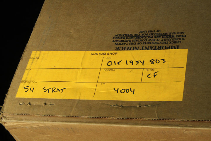 Used 2004 Fender Custom Shop Masterbuilt Chris Fleming 50th Anniversary Stratocaster Electric Guitar Two-Tone Sunburst