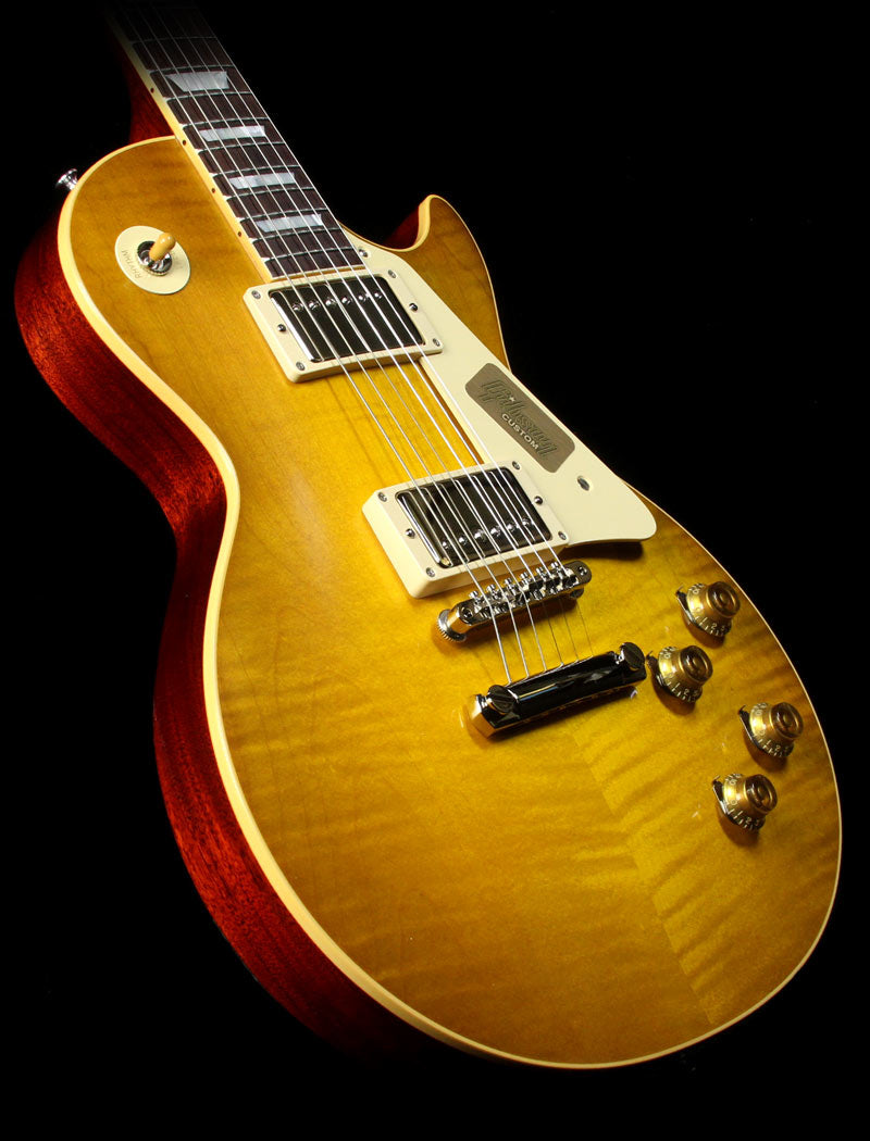 Gibson Custom Shop True Historic 1958 Les Paul Reissue Electric Guitar Lemonburst — 1