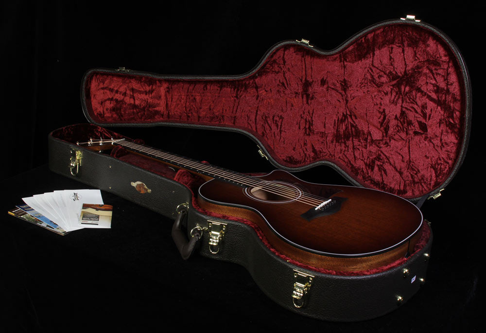 Taylor 2015 Limited Edition 322ce Mahogany Top Grand Concert Acoustic Guitar Shaded Edgeburst — 4