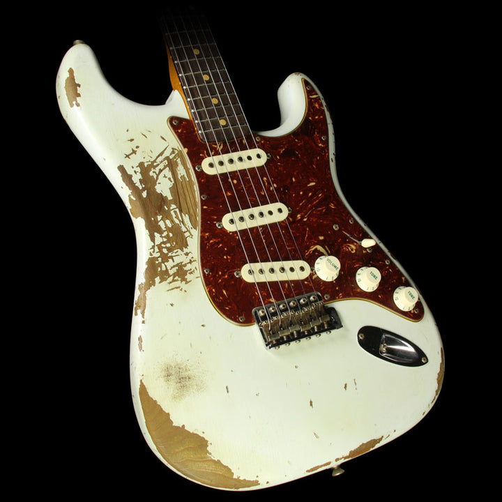 Fender Custom Shop 1961 Roasted Alder Stratocaster Heavy Relic Electric Guitar Olympic White