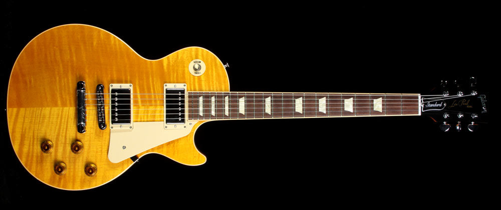 Used 2013 Gibson Les Paul Standard Electric Guitar Transparent Amber — 2
