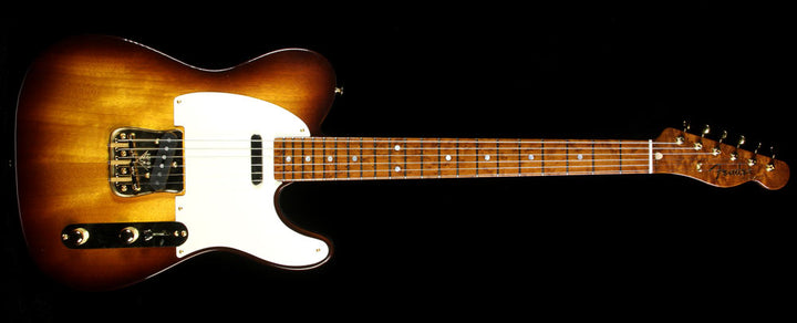 Fender Custom Shop Artisan Okoume Telecaster Electric Guitar Chocolate 2-Color Sunburst