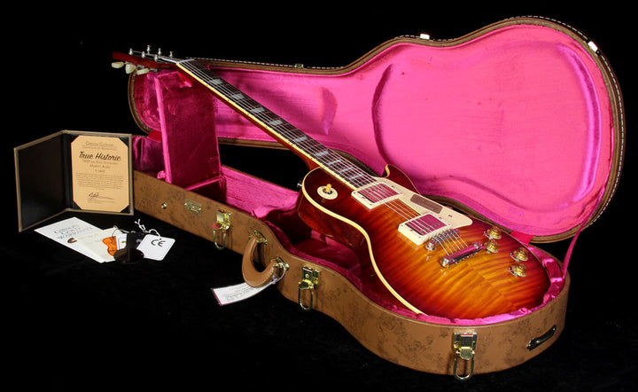 Gibson Custom Shop Murphy Aged True Historic 1959 Les Paul Reissue Electric Guitar Aged Vintage Cherry Sunburst
