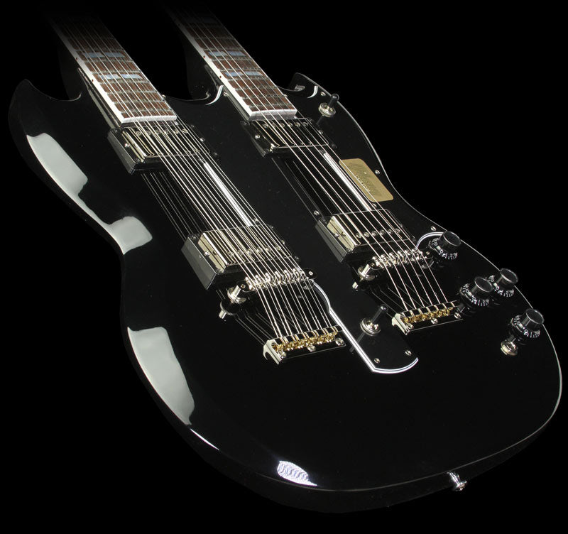 Gibson Custom Shop EDS-1275 Double Neck Electric Guitar Ebony — 1