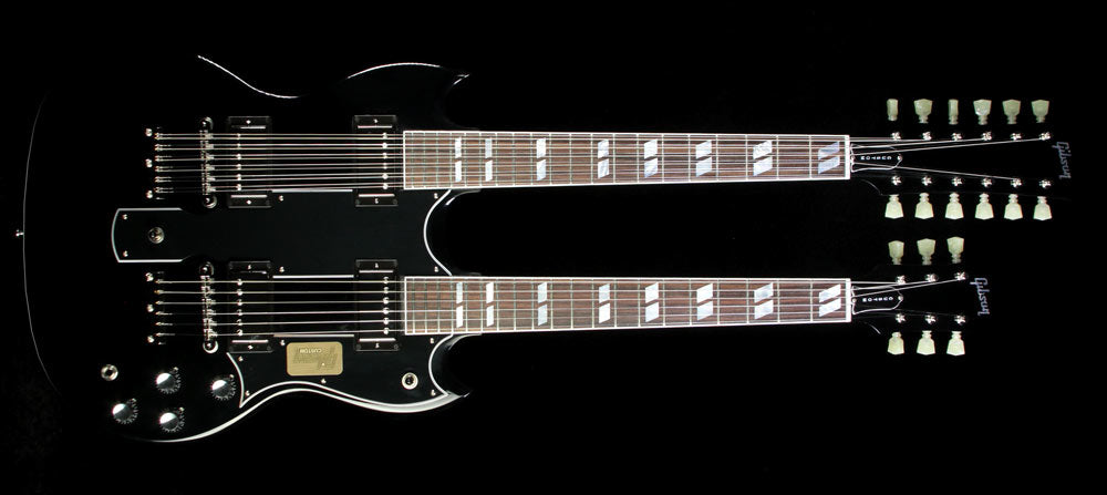 Gibson Custom Shop EDS-1275 Double Neck Electric Guitar Ebony — 2