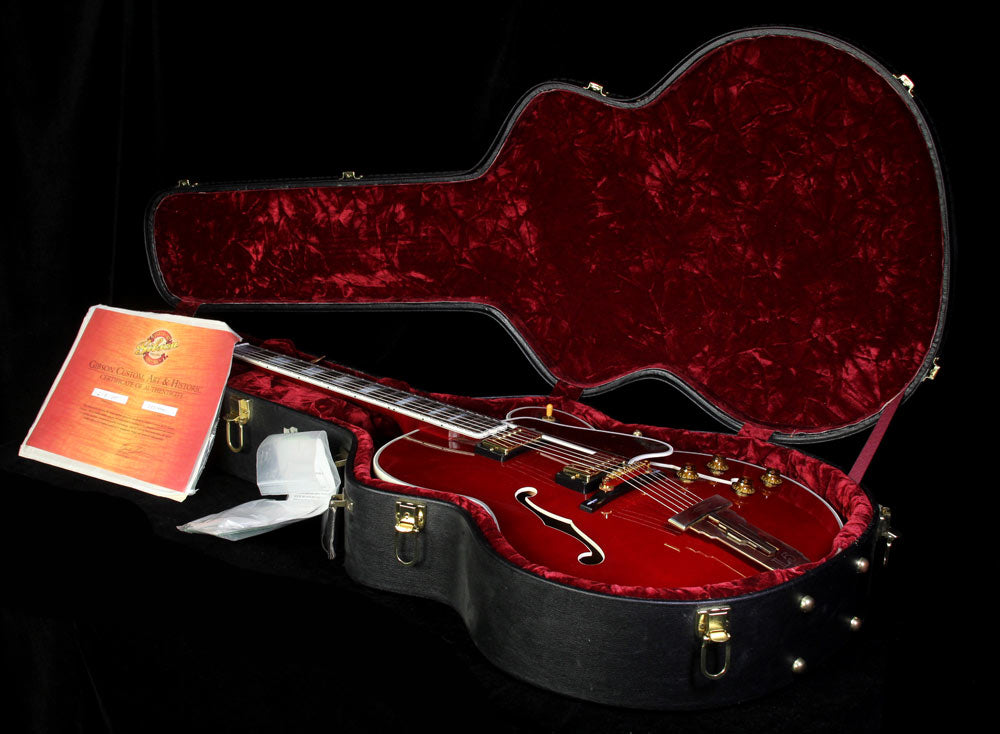 Used 2004 Gibson Custom Shop L-5 CT Electric Guitar Faded Cherry — 4