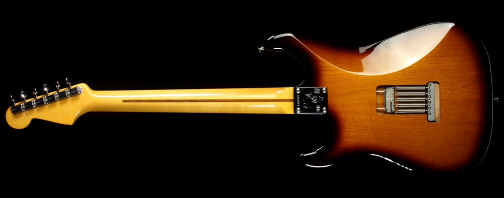 Used 2014 Fender Eric Johnson Signature Stratocaster Electric Guitar Two-Tone Sunburst — 3