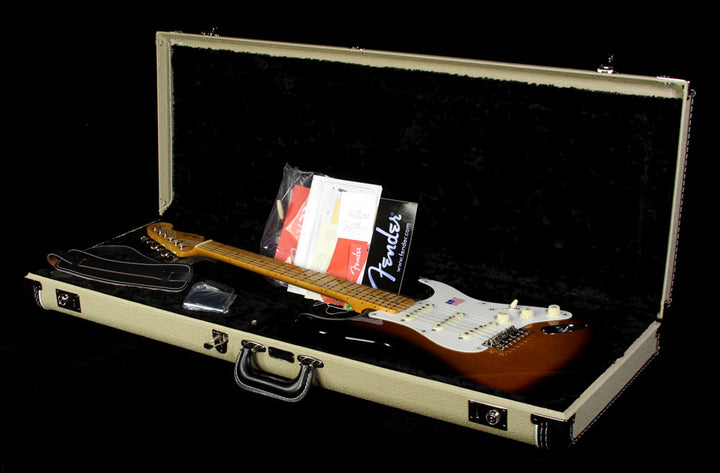 Used 2014 Fender Eric Johnson Signature Stratocaster Electric Guitar Two-Tone Sunburst
