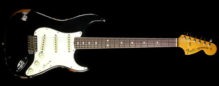 Fender Custom Shop 1969 Roasted Alder Stratocaster Electric Guitar Heavy Relic Black