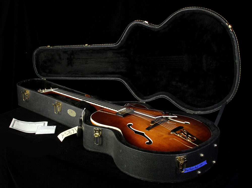 Used Heritage Eagle Classic Hollowbody Electric Guitar Sunburst — 4