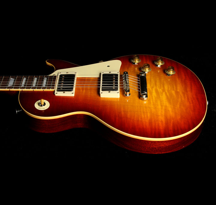 Used 2016 Gibson Custom Shop Aged True Historic 1958 Les Paul Reissue Electric Guitar Aged Vintage Cherry Sunburst