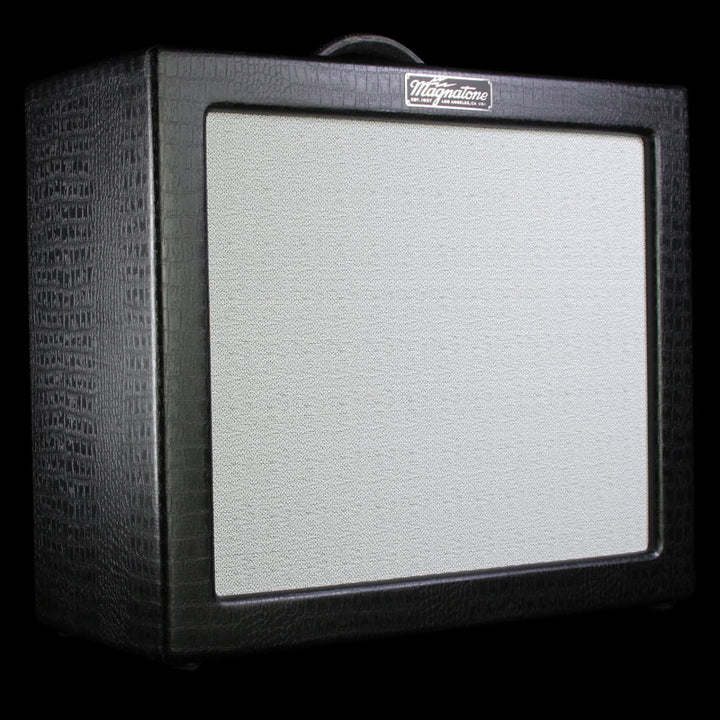 Used Magnatone Varsity 12 Electric Guitar Amplifier Black Crocodile