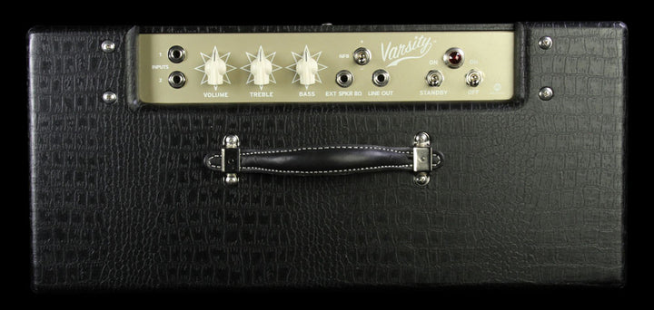 Used Magnatone Varsity 12 Electric Guitar Amplifier Black Crocodile