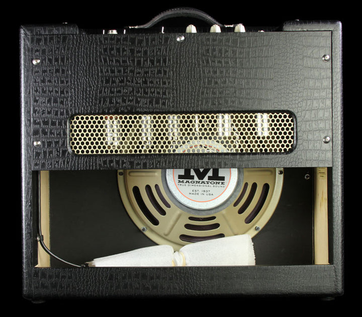 Used Magnatone Varsity 12 Electric Guitar Amplifier Black Crocodile