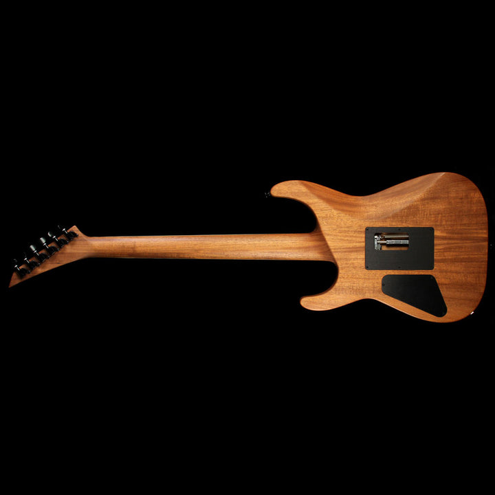 Jackson Custom Shop Music Zoo Exclusive SL2H Soloist Carbonized Mahogany Electric Guitar Natural Oil