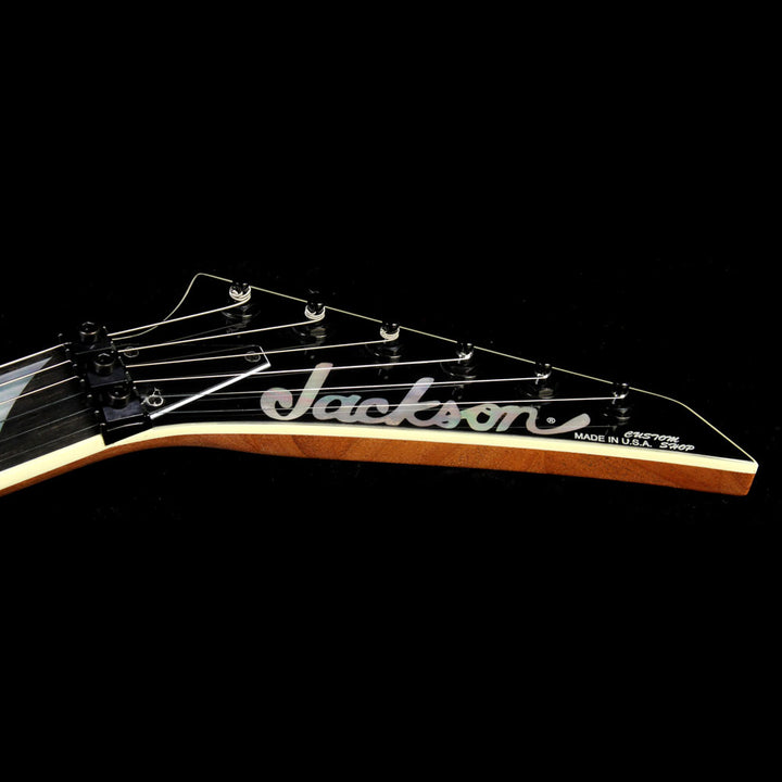 Jackson Custom Shop Music Zoo Exclusive SL2H Soloist Carbonized Mahogany Electric Guitar Natural Oil