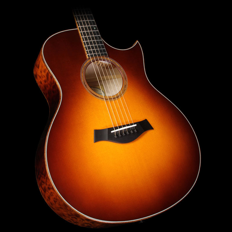 Used 2015 Taylor Custom Shop BTO Grand Symphony Quilt Maple Acoustic Guitar Desert Sunburst — 1