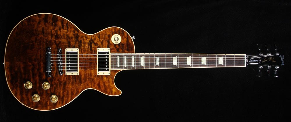 Used 2014 Gibson Les Paul Standard Premium Quilt Electric Guitar Rootbeer — 2