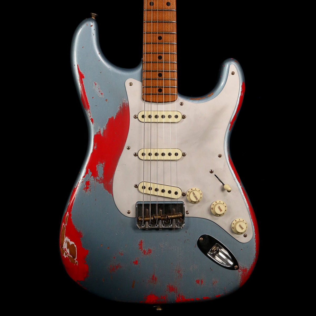Fender Custom Shop 1955 Stratocaster Masterbuilt Greg Fessler Hot Rod Red — 1