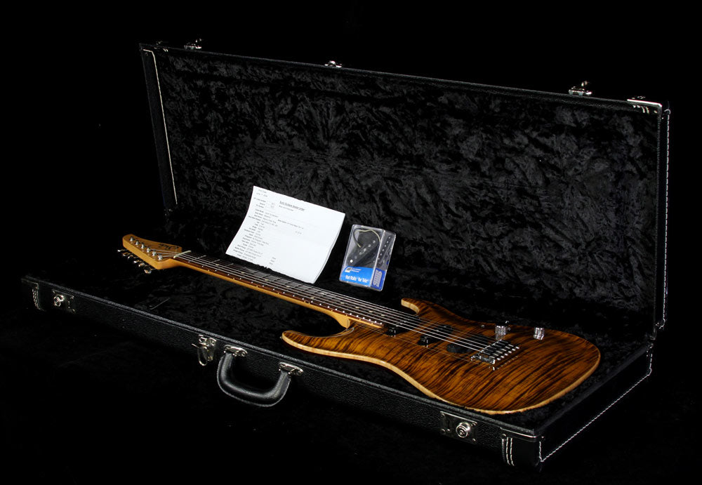 Used 2004 Suhr Standard Carve Top Electric Guitar Bengal Burst — 4