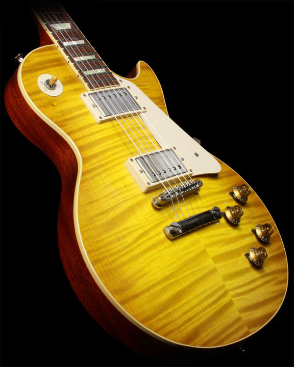Used 2013 Gibson Custom Shop '59 Les Paul Chambered Reissue Electric Guitar Lemon Burst