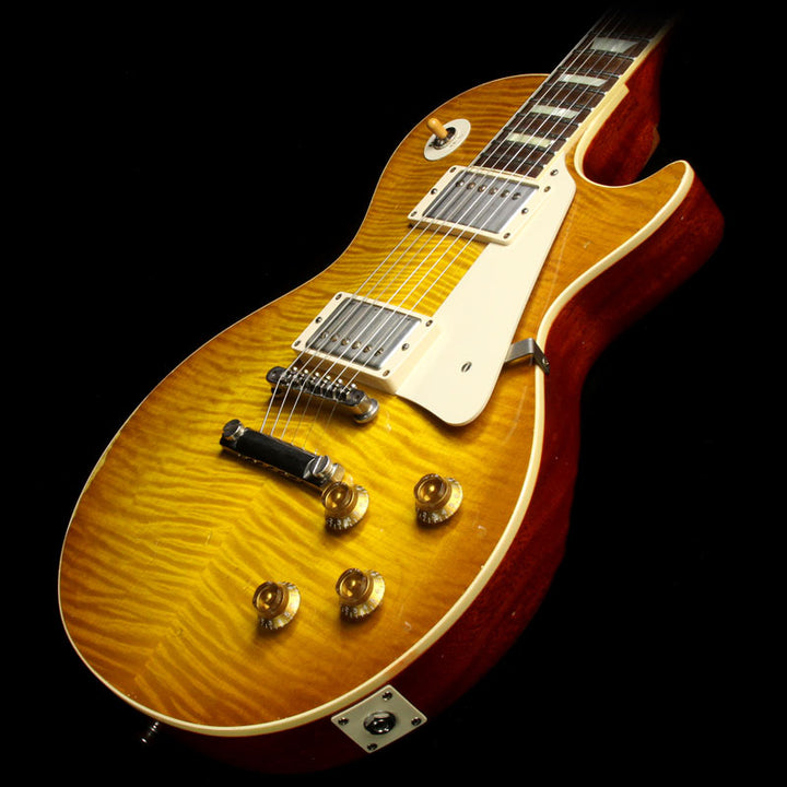 Used 2014 Gibson Custom Shop Limited Edition '59 Les Paul Electric Guitar Ultra Aged Lemonburst