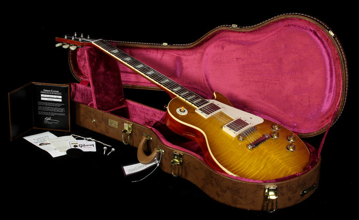 Used 2014 Gibson Custom Shop Limited Edition '59 Les Paul Electric Guitar Ultra Aged Lemonburst