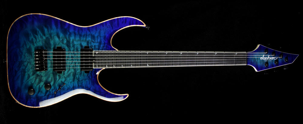 Jackson Misha Mansoor Signature Juggernaut HT6 Quilt Top Electric Guitar Laguna Burst — 2