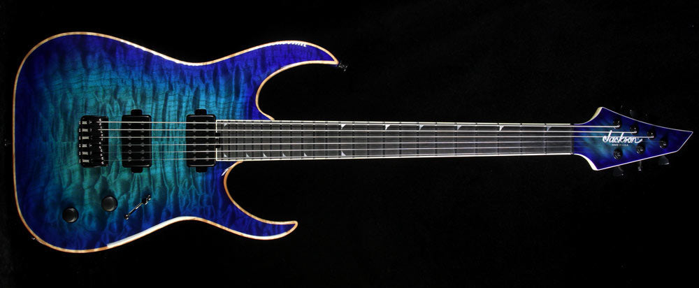 Jackson Misha Mansoor Signature Juggernaut HT6 Quilt Top Electric Guitar Laguna Burst — 2