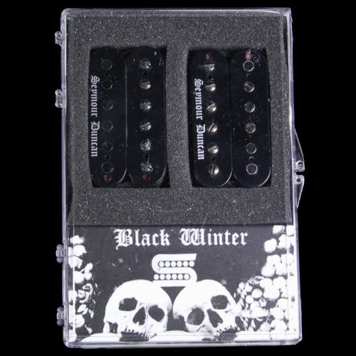 Seymour Duncan Black Winter Humbucker Guitar Pickup Set (Black)
