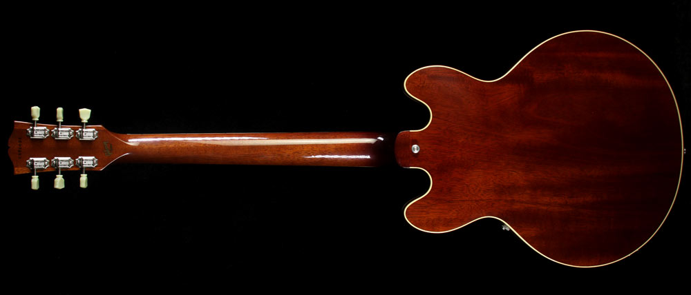 Used 2008 Gibson Custom Shop One-Off CS-336 Super 400 Split Block Electric Guitar Vintage Sunburst — 3