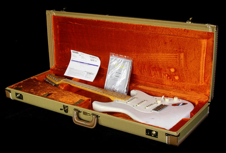 Used 2011 Fender Custom Shop Masterbuilt Greg Fessler '55 Stratocaster Relic Electric Guitar White Blonde