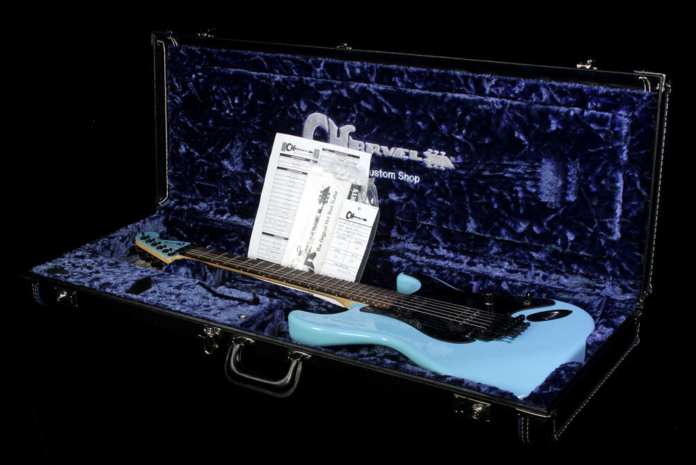 Used 2014 Charvel Custom Shop SoCal San Dimas Electric Guitar Daphne Blue — 6