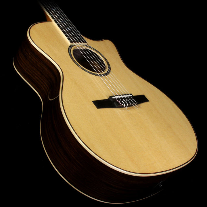 Used 2015 Taylor 814ce-N Grand Auditorium Nylon-String Acoustic Guitar Natural