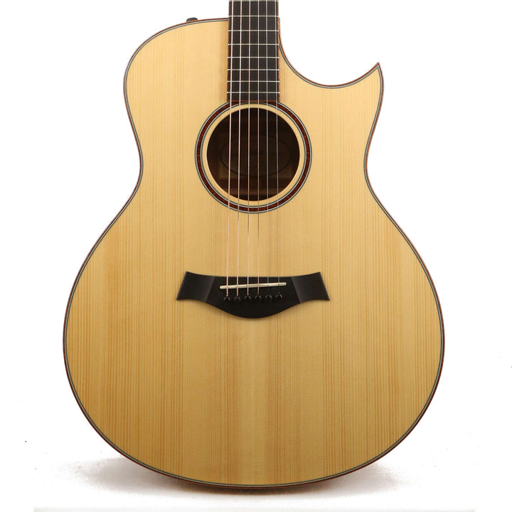 Used 2015 Taylor Custom Shop BTO Grand Symphony Tasmanian Myrtle Acoustic Guitar Natural