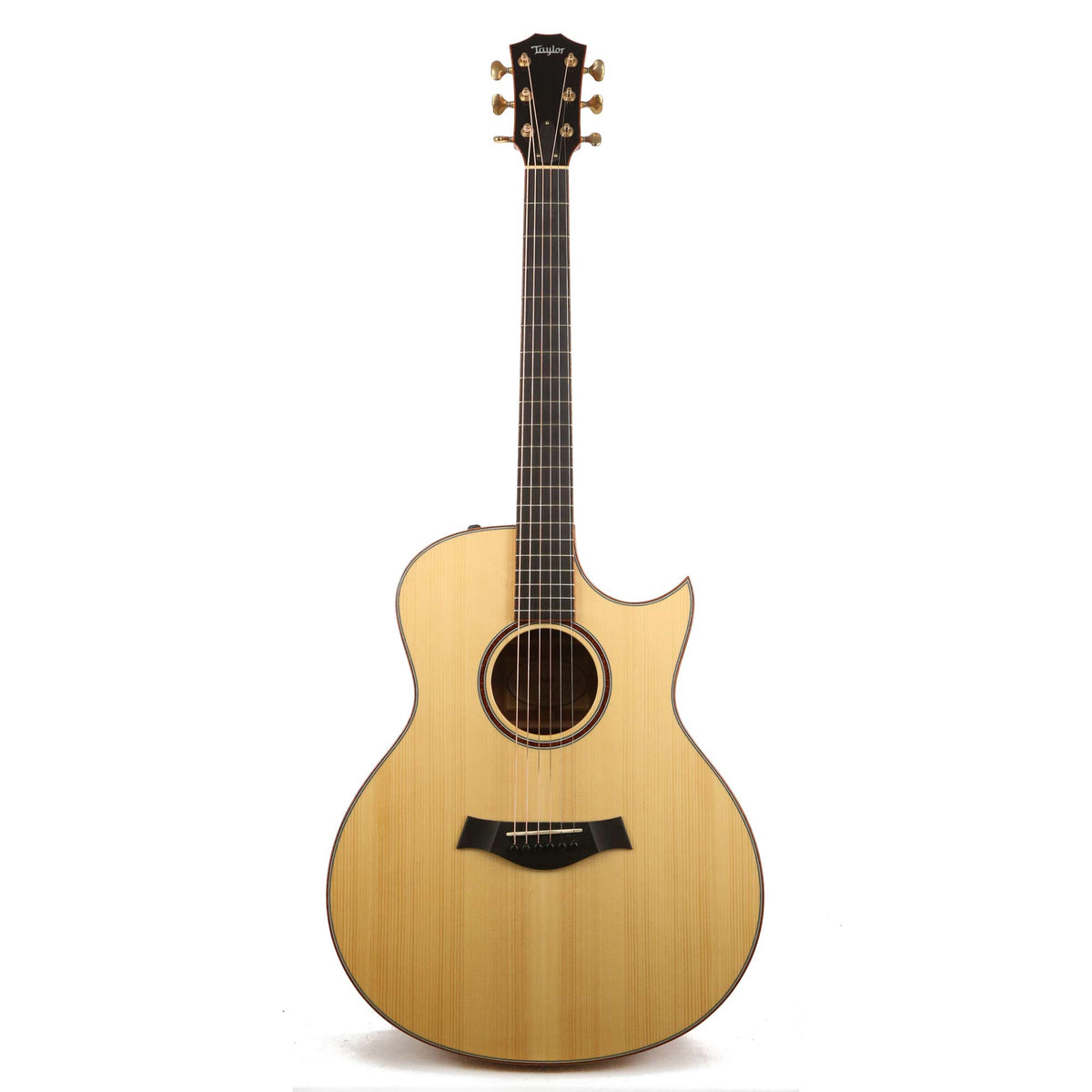 Used 2015 Taylor Custom Shop BTO Grand Symphony Tasmanian Myrtle Acoustic Guitar Natural — 2