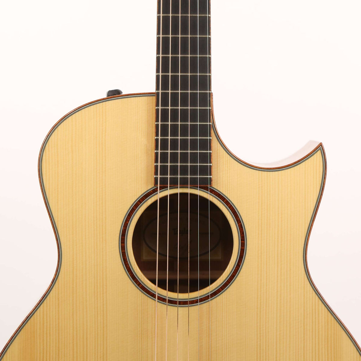 Used 2015 Taylor Custom Shop BTO Grand Symphony Tasmanian Myrtle Acoustic Guitar Natural — 6