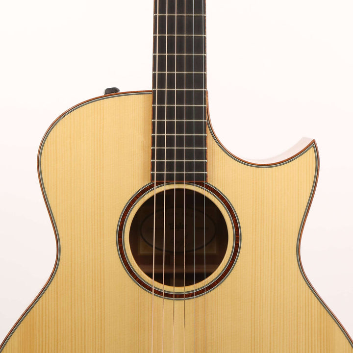 Used 2015 Taylor Custom Shop BTO Grand Symphony Tasmanian Myrtle Acoustic Guitar Natural