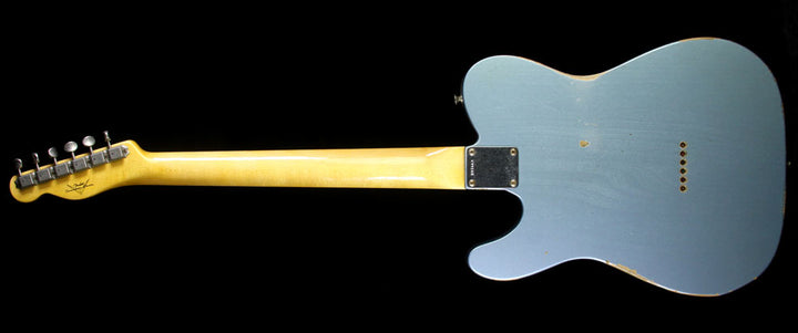 Used 2015 Fender Custom Shop Time Machine 1963 Telecaster Relic Electric Guitar Blue Ice Metallic
