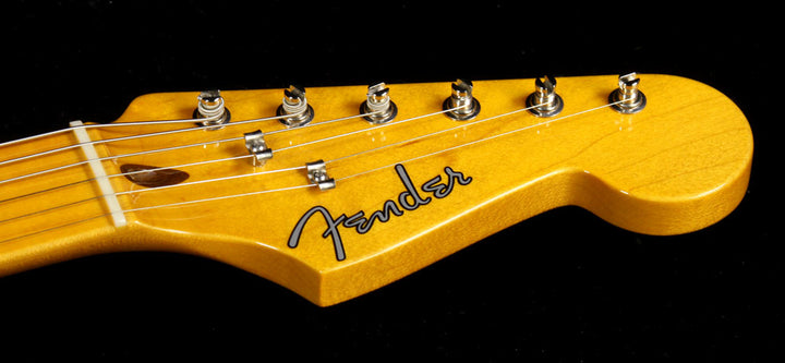 Used 2015 Fender Custom Shop Music Zoo Exclusive Hardtop Stratocaster Double Humbucker Electric Guitar Blackguard Blonde