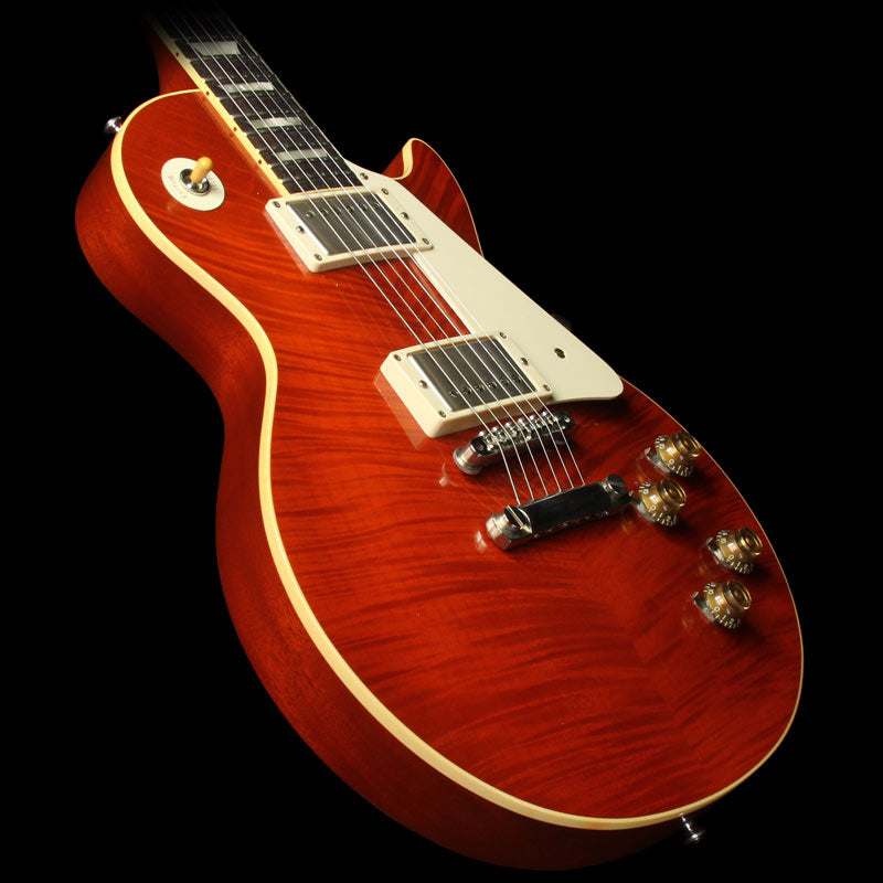 Used 2010 Gibson Custom Shop 1959 Les Paul Reissue Electric Guitar Faded Cherry — 1