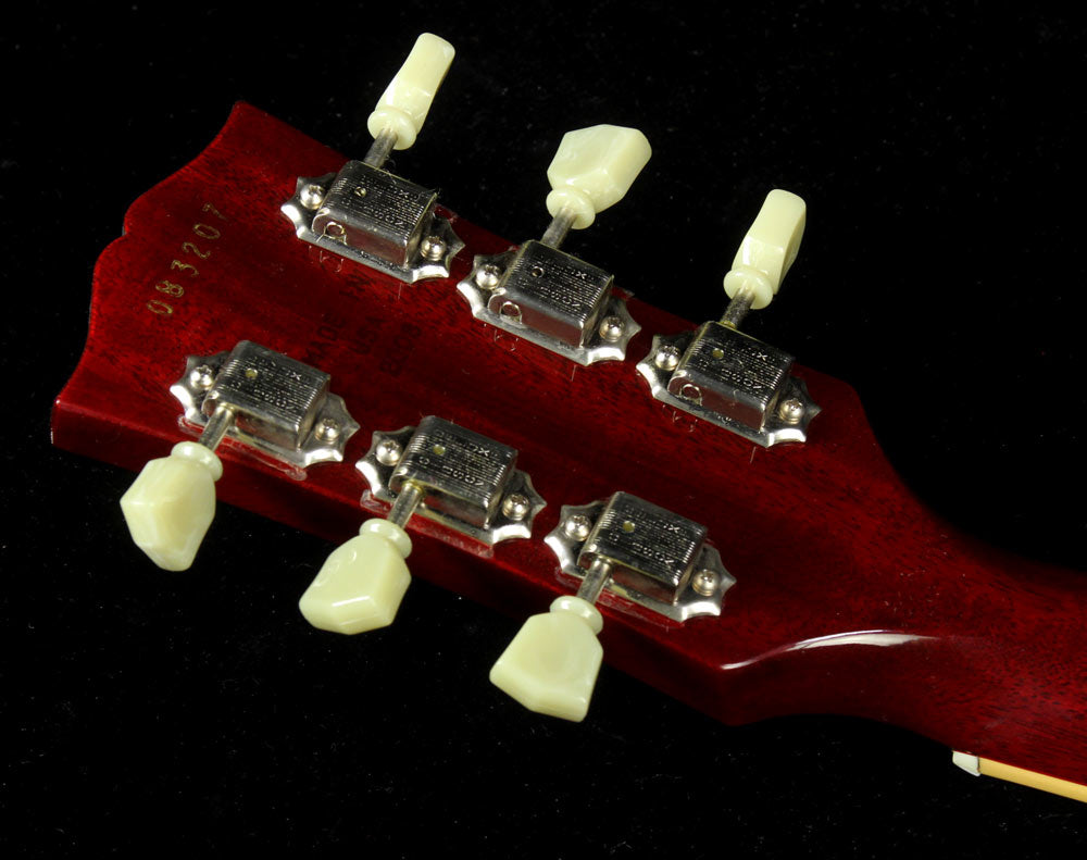 Used 2008 Gibson Les Paul Classic Electric Guitar Wine Red — 5