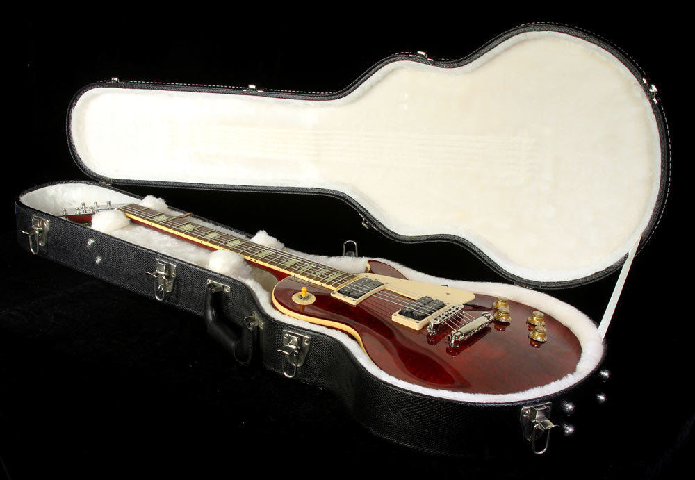 Used 2008 Gibson Les Paul Classic Electric Guitar Wine Red — 6